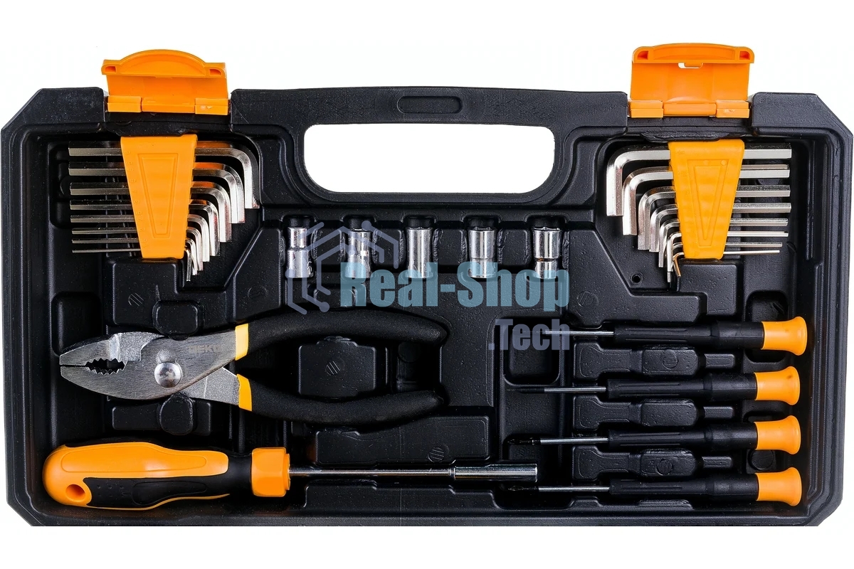 Набор инструментов Deko PRO DKMT62 62 предметов (жесткий кейс)