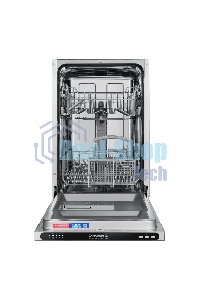 Встраиваемая посудомоечная машина Maunfeld MLP4529A01 Light Beam, черный, 44.8 см, 9 компл., 49 дБ, класс A++