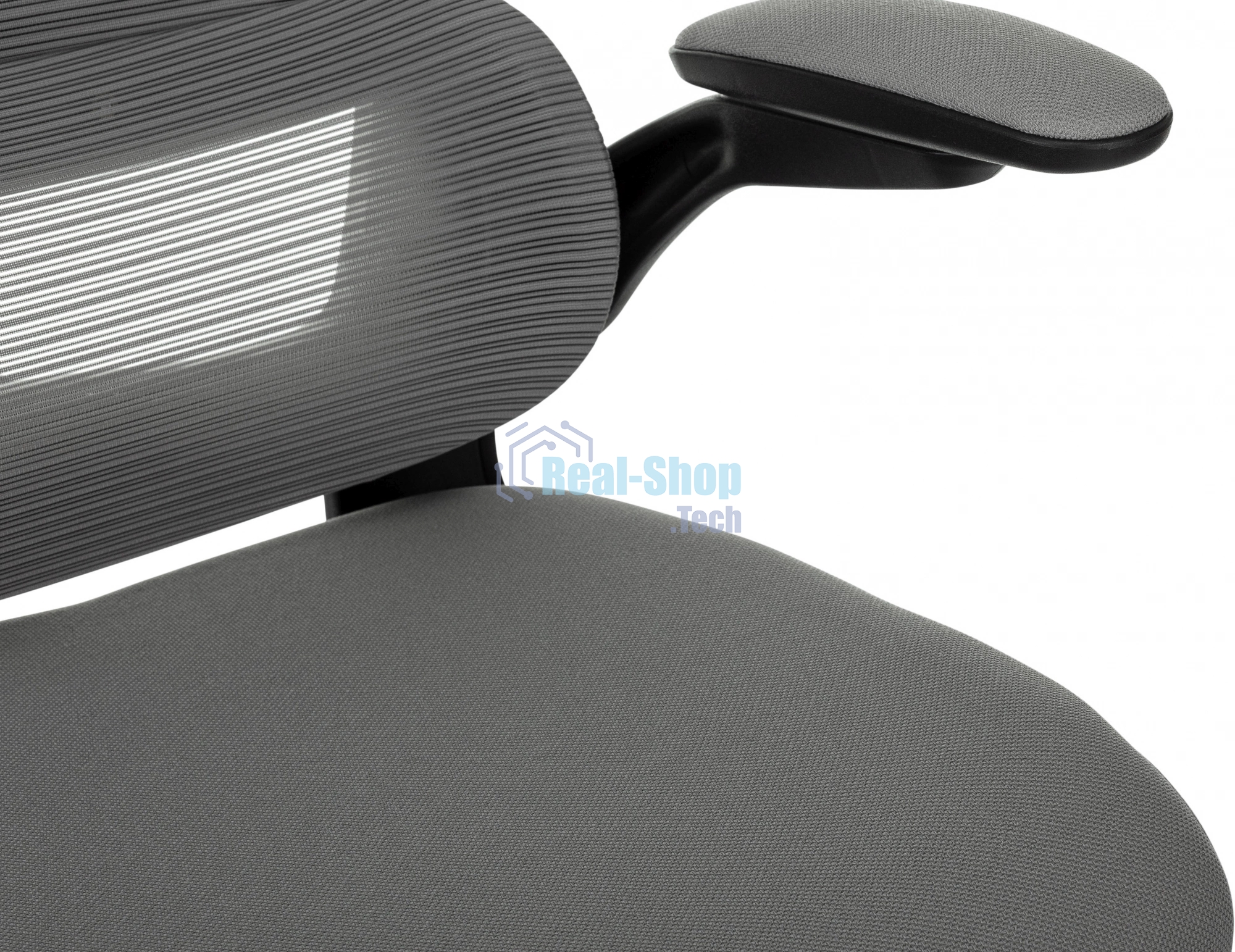 Кресло руководителя Бюрократ Sigma 1 серый, сетка/ткань, крестов. пластик