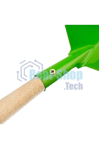 Совок посадочный широкий Palisad 70х310 мм, стальной, деревянная рукоятка