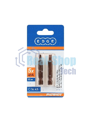 Бита EDGE by PATRIOT SL4,5, сталь S2, длина 50 мм, 2шт в блистере