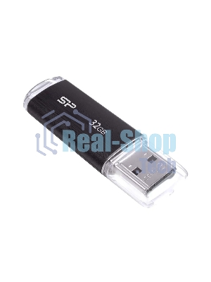 Флешка USB 32Gb Silicon Power Ultima U02 (SP032GbUF2U02V1K), USB 2.0, черный