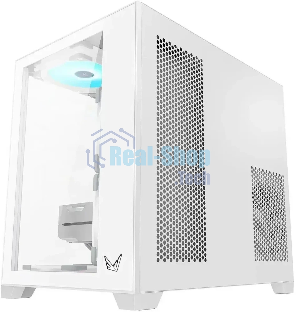 Компьютерный корпус AeroCool/Formula Crystal Z5 белый без БП mATX 11x120мм 2xUSB 2.0 1xUSB 3.0 audio bott PSU