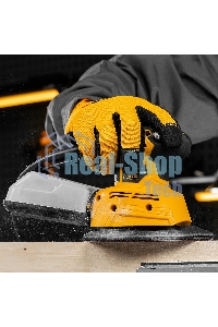 Треугольник абразивный Denzel на ворc. подложке под 