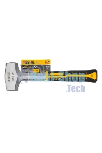 Кувалда Denzel 1 кг, цельнометаллическая, двухкомпонентная рукоятка