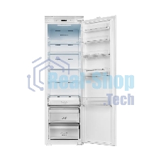 Встраиваемый холодильник Kuppersberg SRB 1781, High-Tech, ВхШхГ 177.2х54х54 см, объем 289 л, без МК, инверторный компрессор, электронное/сенсорное управление, скользящее крепление фасада, Total No Frost, LED освещение, энергоэффективность А+