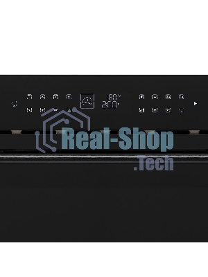 Встраиваемая микроволновая печь Krona ONYX 45H mw BL/BL черный, 38 л, 1000 Вт, переключатели - сенсор