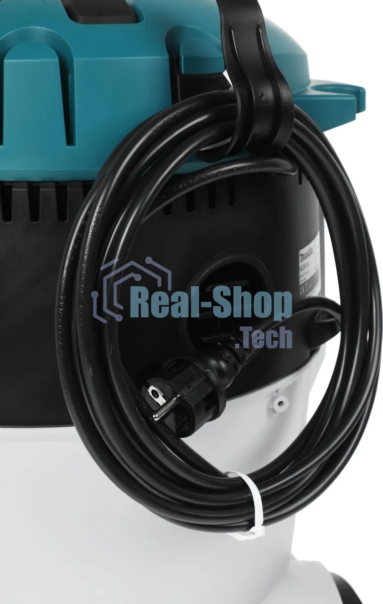 Строительный пылесос Makita VC2512L серый, 1000 Вт, уборка сухая/влажная, пылесборник мешок/контейнер, 25 л