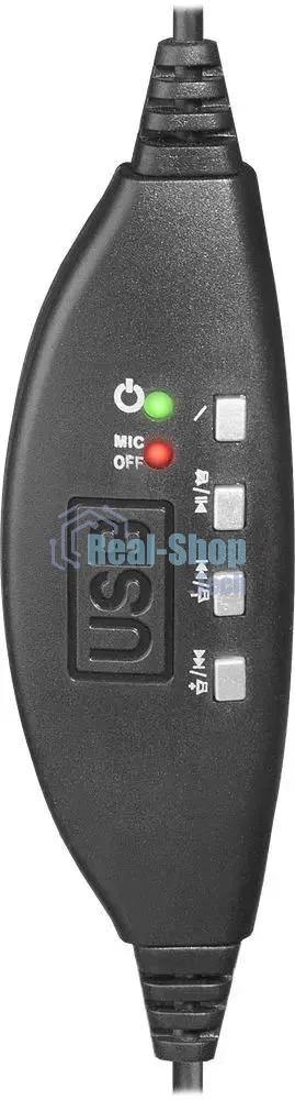 Гарнитура проводная Defender Gryphon 750U USB, черный, 1.8м кабель