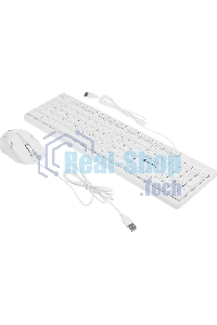 Комплект клавиатура + мышка Defender LINE MOTION C-977 RU белый
