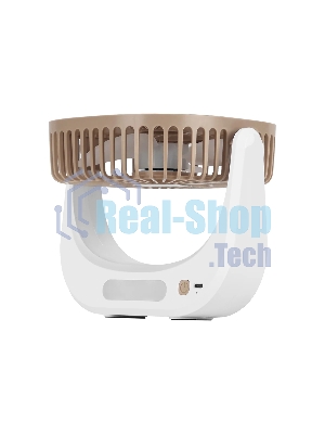 Вентилятор Centek CT-5041 бежевый, настольный, 5 Вт, 3 скорости, 10 см