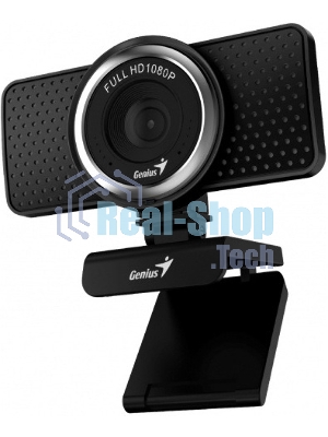 Веб-камера Genius eCam 8000 1920x1080, 30 кадр/с, USB Type-A, микрофон (шумоподавление), универсальное крепление