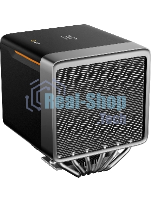 Кулер для процессора CPU Cooler Ocypus Delta A62 EX BK Digital (250W, 4-pin PWM, LED temp., 160mm, Al/Cu, 6x6mm, 2x120mm, 70CFM, 31dBA, 1800RPM, S: 1851/1700/1200/115X, AM5/AM4, black)