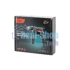 Дрель Deli DE-CZ13-1E, 680Вт, сетевая, ударная