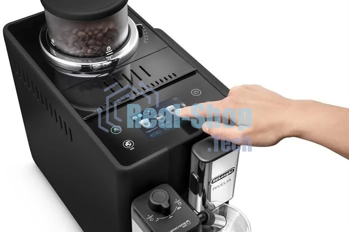 Кофемашина автоматическая DeLonghi EXAM440.55.B черный, исп. кофе - зерновой/молотый, 1.4 л, 1450 Вт, 19 бар