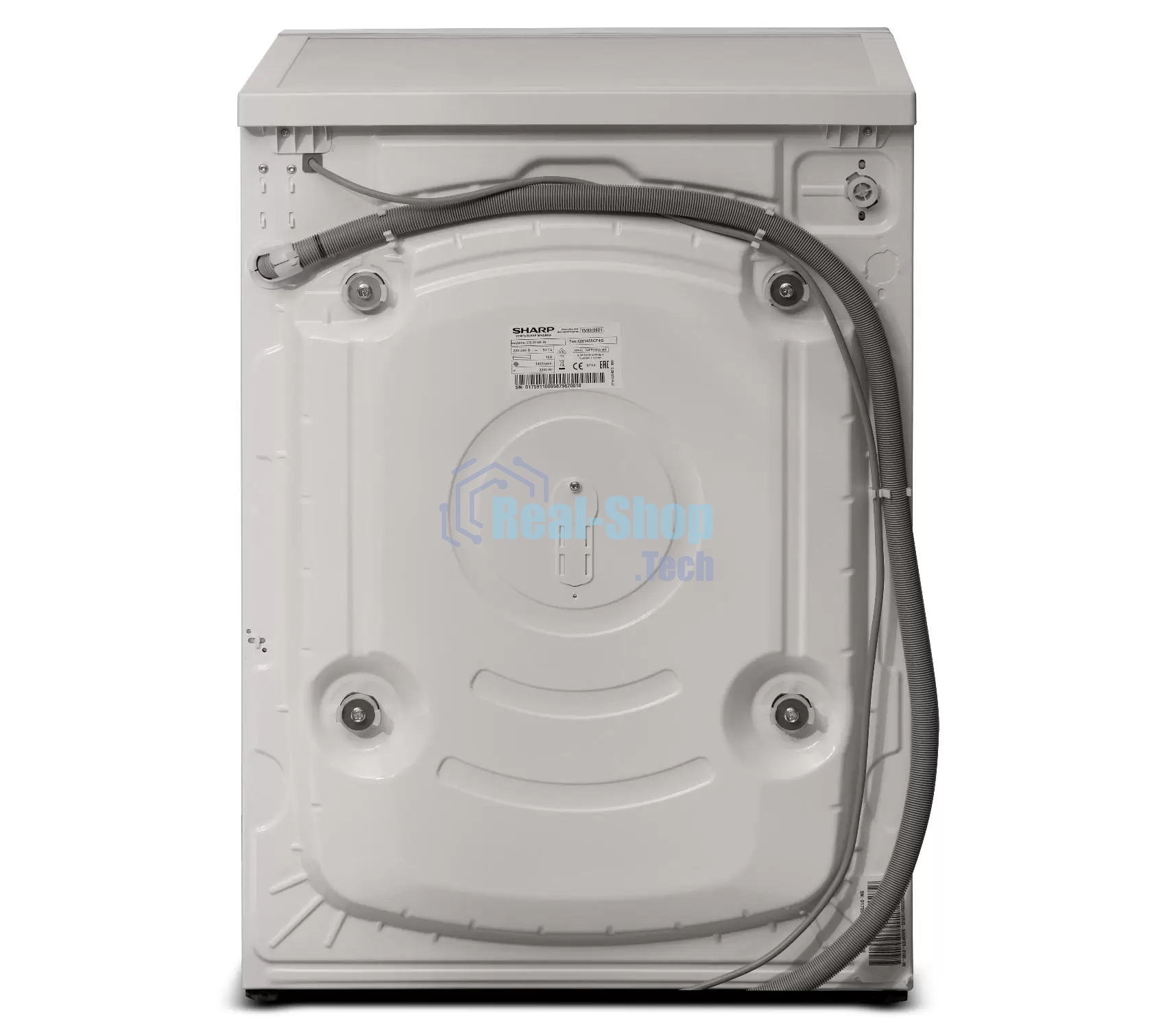 Стиральная машина Sharp ES-814R-W белый, загрузка фронтальная 8 кг, 1400 об/мин, класс: A+++