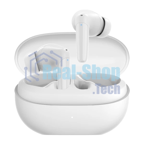 Наушники TWS Tecno Buds 4 белый, внутриканальные, Bluetooth, до 6 ч