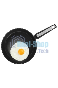 Сковорода Rondell Blitz RDA-1913 круглая 26 см, покрытие: Xylan Plus ручка несъемная (без крышки) черный