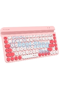 Клавиатура беспроводная A4Tech Fstyler FBK30 розовый USB BT/Radio slim Multimedia (FBK30 RASPBERRY)