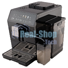 Кофемашина KORTING KACM 2026 N Fagotti, автоматическая, сенсорное управление, сенсорный дисплей, давление 19 бар, капучинатор, емкость для молока (400 мл), кофемолка (150 г), 6 уровней помола, черный