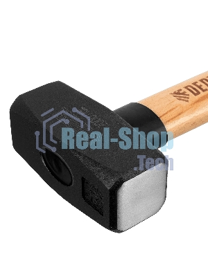 Кувалда Denzel 2000 г, кованая головка, буковая рукоятка