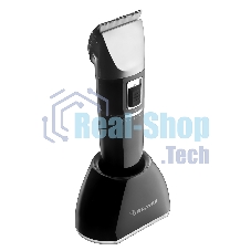 Машинка для стрижки BRAYER BR3402, LED-дисплей, 4 насад, турбо, титан. покр, регу. высоты лезвий