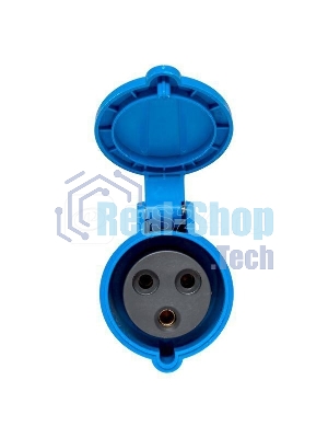 Розетка переносная 223 2P+PE 32А 220 В IP44 PROxima EKF ps-223-32-220-PRO