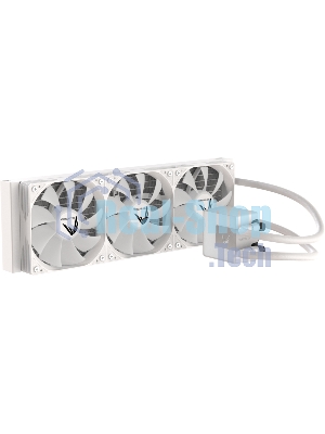Кулер с водяным охлаждением Formula V Line ICE JET GLOW 360 WH, 360мм, 3x120мм, ARGB fans, LGA115X/1200/1700/1851, AM4/AM5