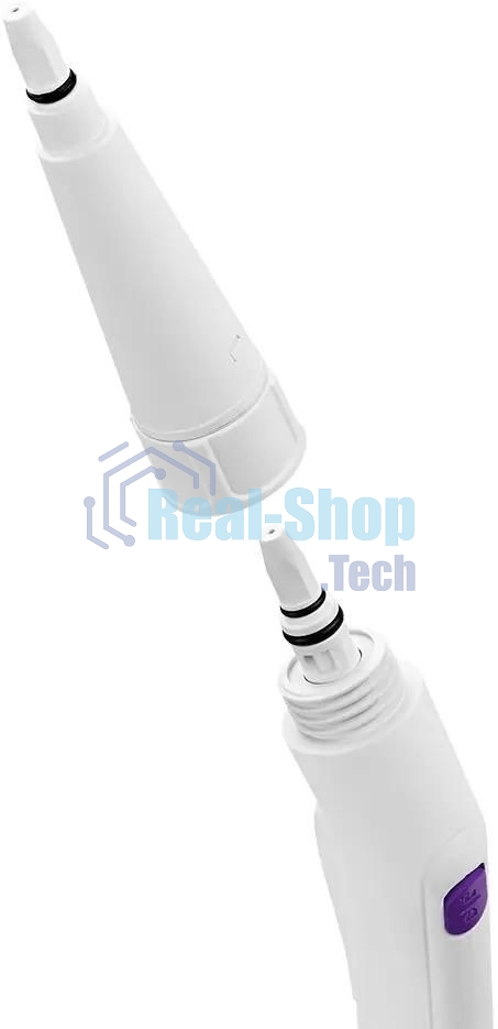 Пароочиститель ручной Kitfort КТ-9109-1 1000Вт белый/фиолетовый