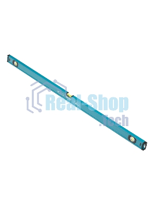 Уровень Gross 33654 алюминиевый, магнит., фрезерованный, 3 глазка, 0,5 мм/м, 1200 мм