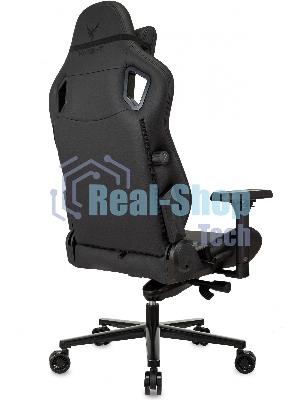 Кресло Knight Craft черный, экокожа, 120 кг, механизм качания