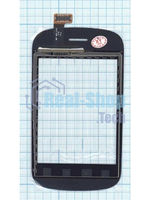 Сенсорное стекло (тачскрин) для Fly IQ235 Uno, черное