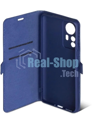 Чехол (флип-кейс) DF xiFlip-79, для Xiaomi 12 Pro, синий xiflip-79 (blue)