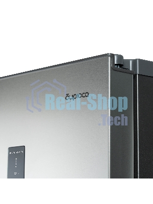 Холодильник Бирюса SBS 400 I нержавеющая сталь двухкамерный 232/168 л морозилка слева, No Frost, Side-by-side