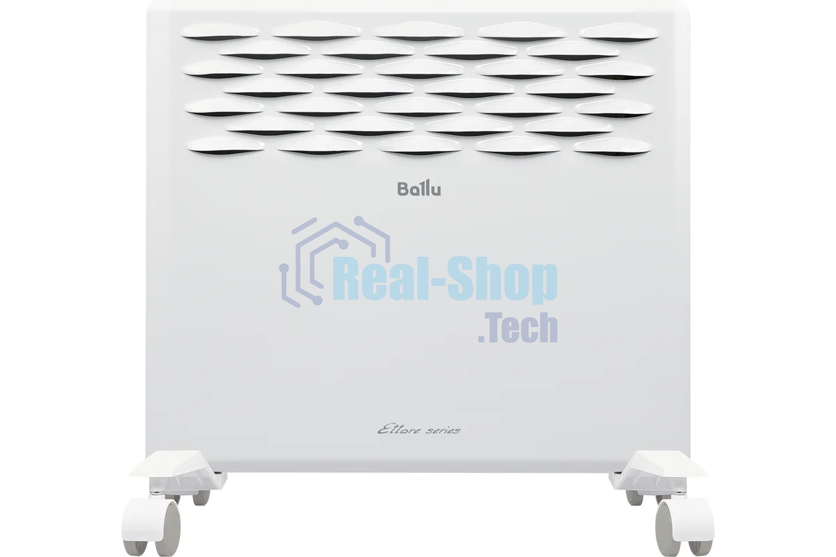 Конвектор Ballu Ettore BEC/ETER-1000 белый, 1000 Вт, 15 м2, термостат, дисплей