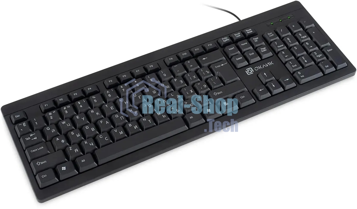 Клавиатура проводная Oklick 95M (1788106), USB, черный