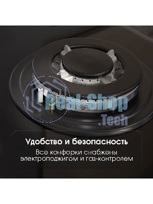 Газовая варочная панель Zigmund & Shtain G 20.6 B черный