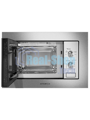 Микроволновая печь встраиваемая Maunfeld MBMO820MS03 нержавеющая сталь, 20 л, 1250 Вт, переключатели - поворотный механизм