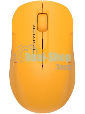 Мышь беспроводная A4Tech Fstyler FG15C Air2 желтый, 1200 dpi, радиоканал, USB, кнопки - 3