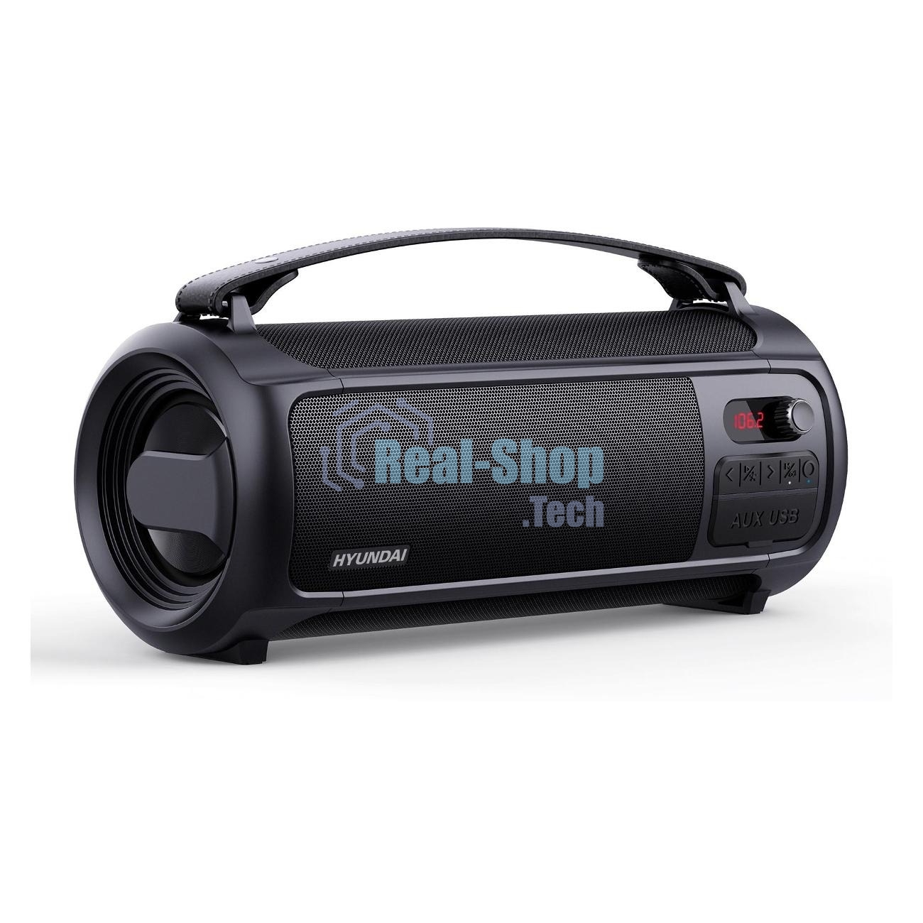 Портативная колонка Hyundai H-PS1025 черный 40W 2.0 BT 10м 3000mAh