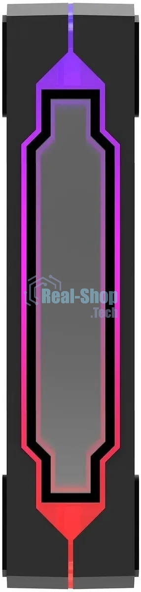 Вентилятор для корпуса Bloody CF-12 LCD ARGb 120х120x25 черный 4-pin 32дБ (упак.:1шт) (CF-12-ARGb120-BK) Ret