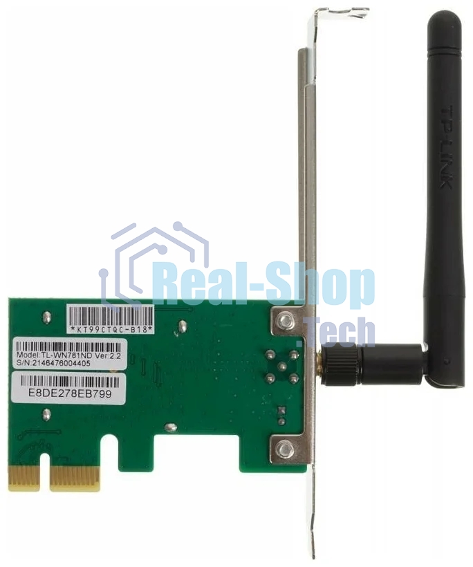Сетевой адаптер TP-Link SOHO TL-WN781ND Беспроводной сетевой адаптер на шине PCI Express серии Lite N, до 150 Мбит/с