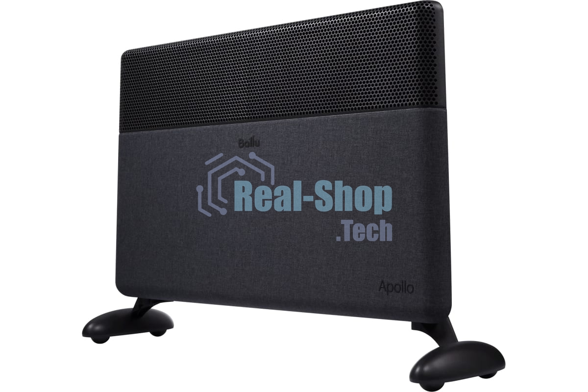 Конвектор Ballu Apollo digital INVERTER Space Black BEC/ATI-2502 черный, 2500 Вт, 30 м2, термостат, дисплей, WiFi