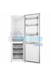 Холодильник Hyundai CC35083F белое стекло двухкамерный 240/95л морозилка снизу, No Frost