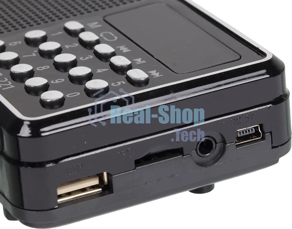 Радиоприемник Сигнал РП-221, USB, SD, дисплей