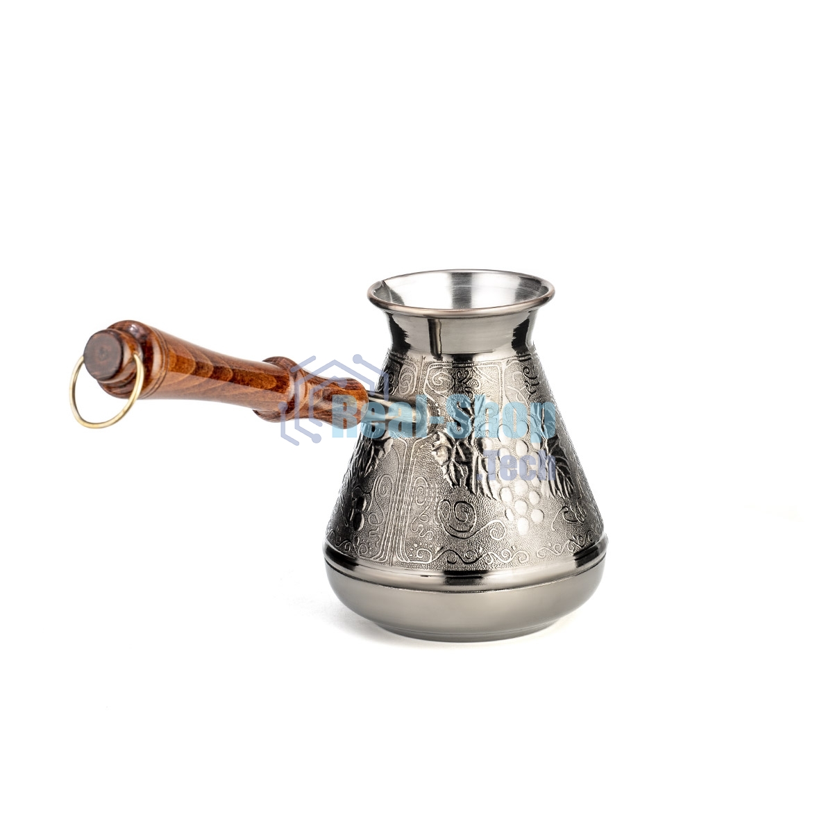 Турка медная Lara LR15-01 300 мл Виноград деревянная, лакированная ручка с латунным кольцом