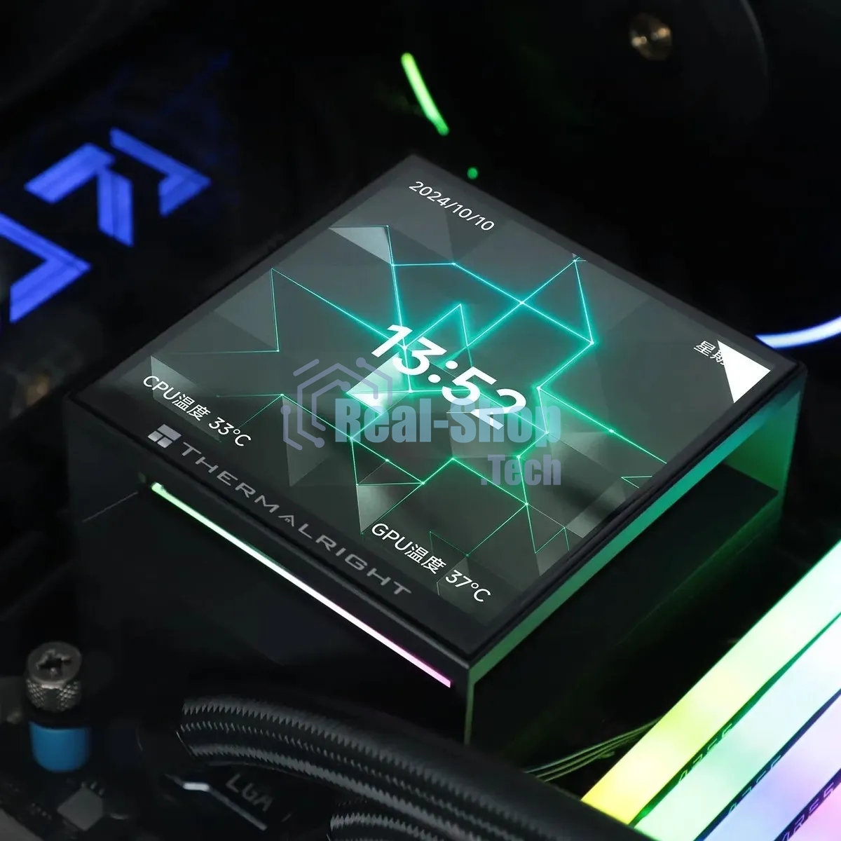 Жидкостная система охлаждения Thermalright Hyper Vision 360 Argb черный/ Display/ all Intel/AMD