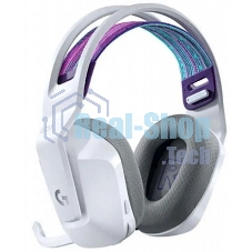 Гарнитура Logitech G733 Lightspeed Wireless RGB Gaming белый, беспроводная, радиоканал, до 29 ч, подсветка