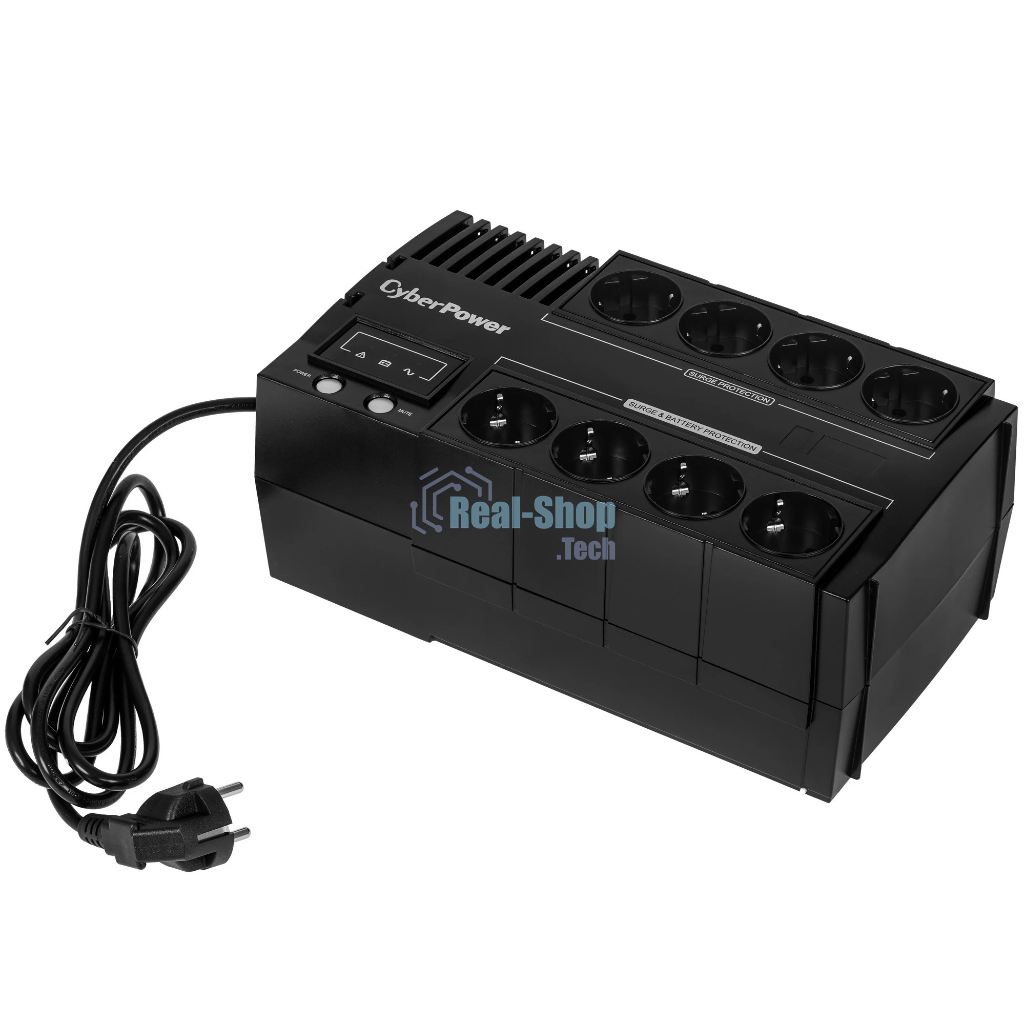 Источник бесперебойного питания CyberPower BS650E/650 ВА/390 Вт/8 х CEE 7 (евророзетка)
