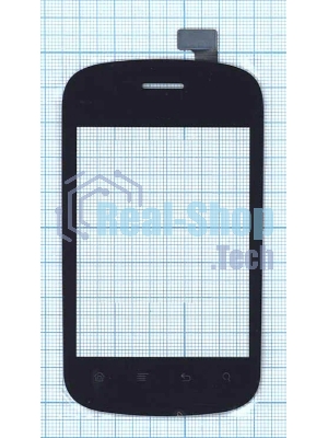 Сенсорное стекло (тачскрин) для Fly IQ235 Uno, черное